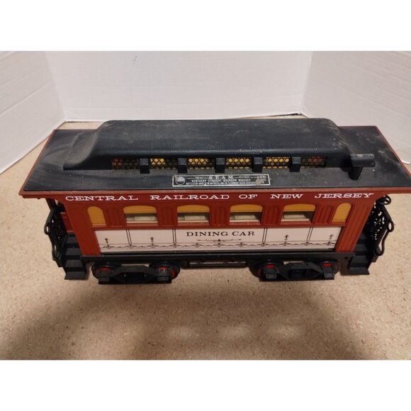 Jim Beam Central Railroad Of New Jersey Dining Car Decanter 1982 - Picture 2 of 7